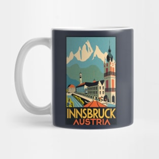 A Vintage Travel Art of Innsbruck - Austria Mug